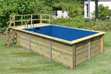 Karibu | Pool Rechteck 3 mit Terrasse 3,5