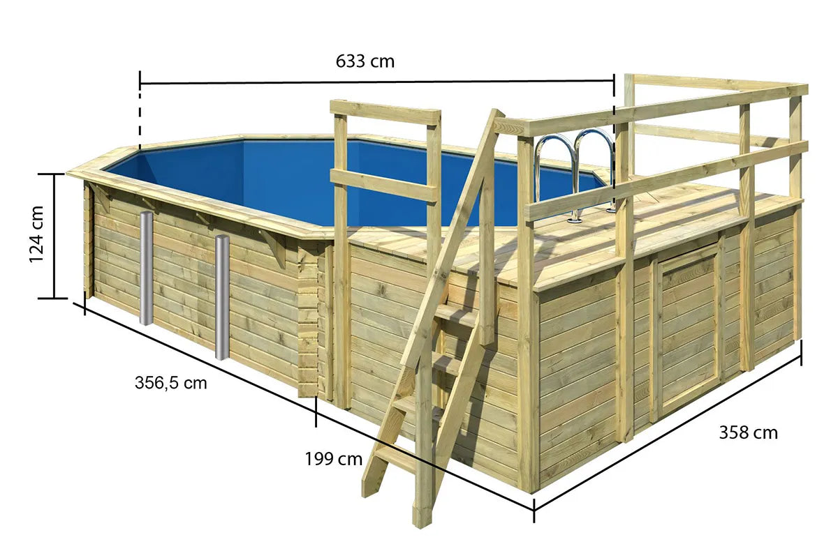 Karibu | Pool Modell 4 | Variante D
