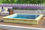 Karibu | Rechteckiger Pool 1 mit Filterpaket Klein