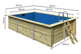 Karibu | Rechteckiger Pool 3 mit Filterpaket Klein