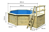 Karibu | Schwimmbecken Modell 1 | Variante B