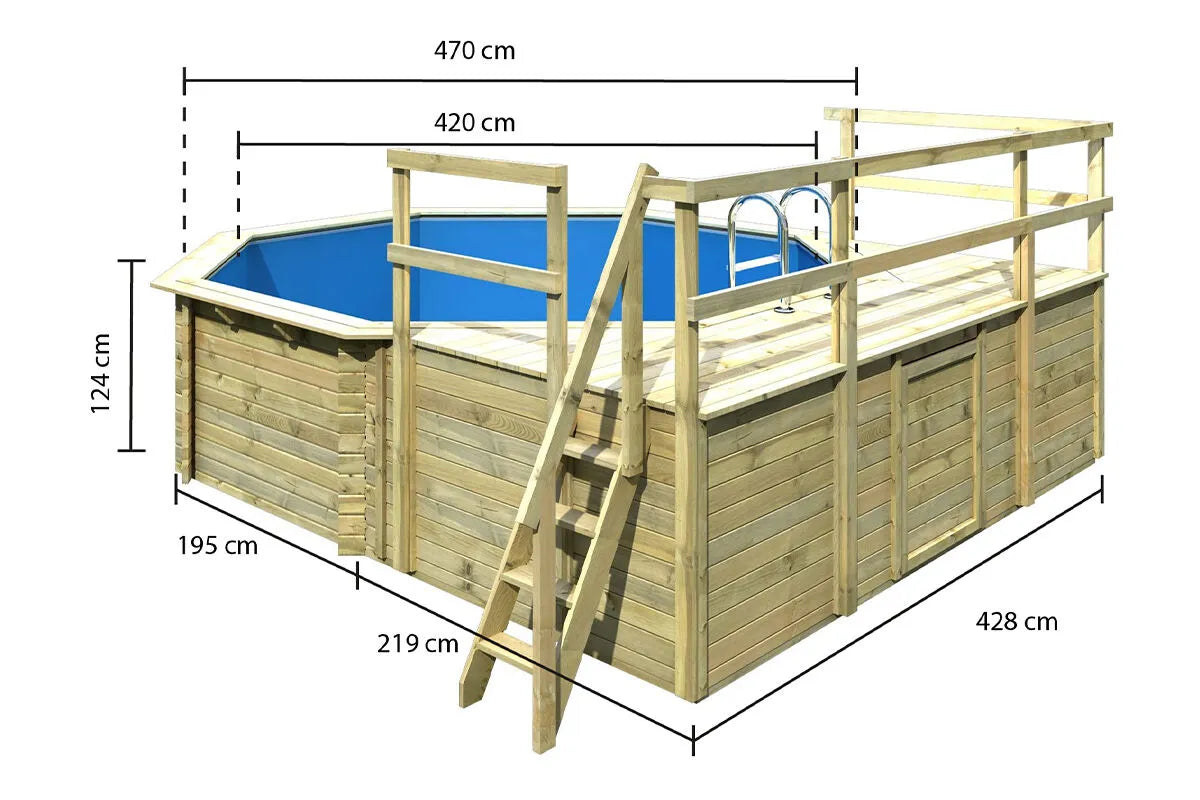 Karibu | Pool Modell 2 | Variante D