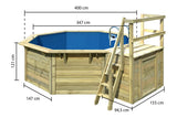 Karibu | Pool X1 mit Filterpaket und Terrasse
