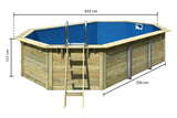 Karibu | Schwimmbecken X4 mit Filterpaket