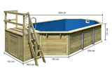 Karibu | Pool X4 mit Filterpaket und Terrasse