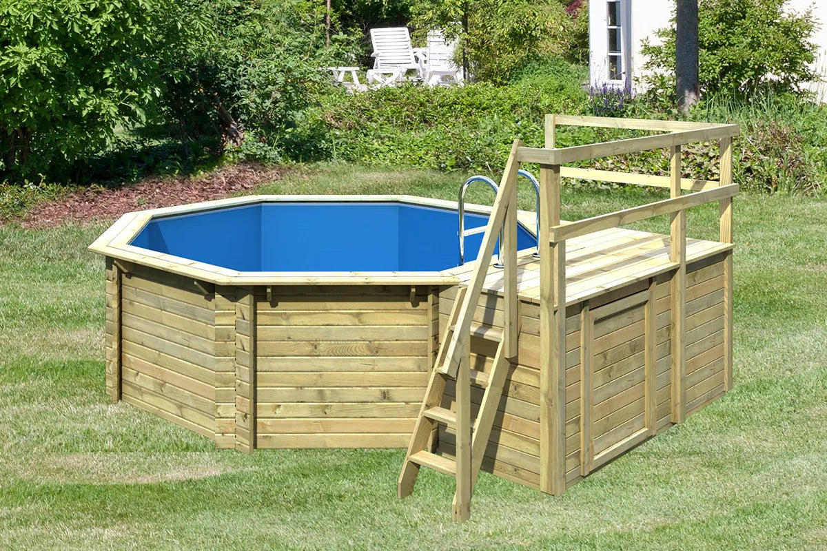 Karibu | Schwimmbecken Modell 1 mit Filterpaket | Variante C
