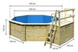 Karibu | Poolmodell 2 mit Filterpaket | Variante B