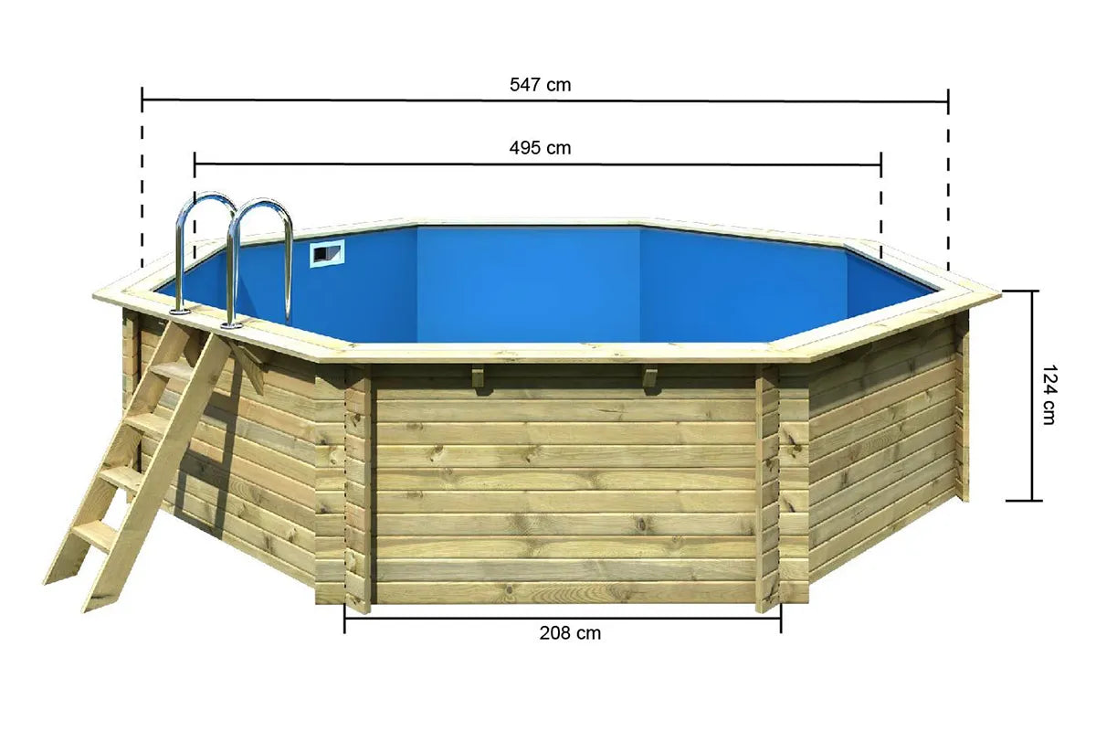 Karibu | Pool Modell 3 mit Filterpaket | Variante A