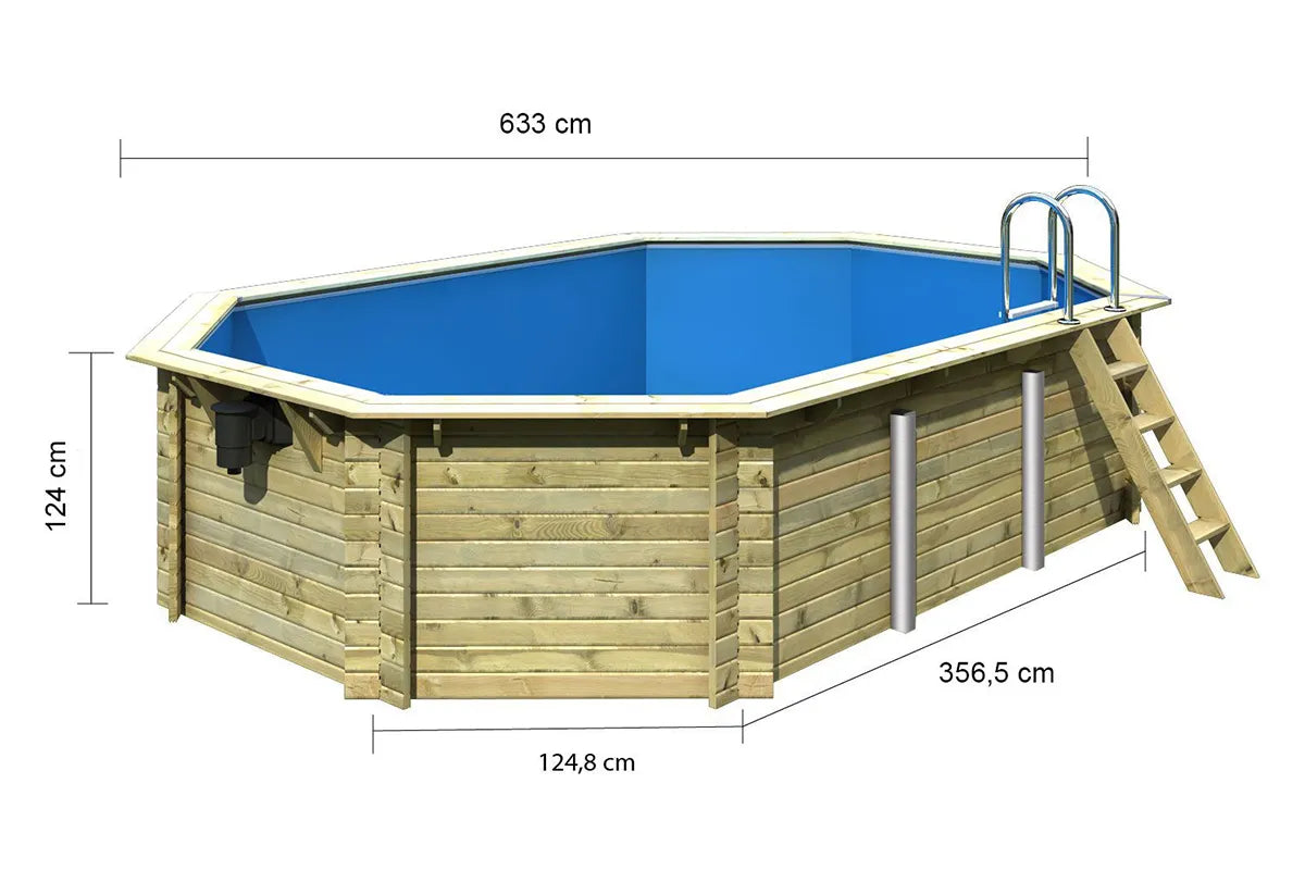 Karibu | Pool-Modell 4 mit Filterpaket | Variante A
