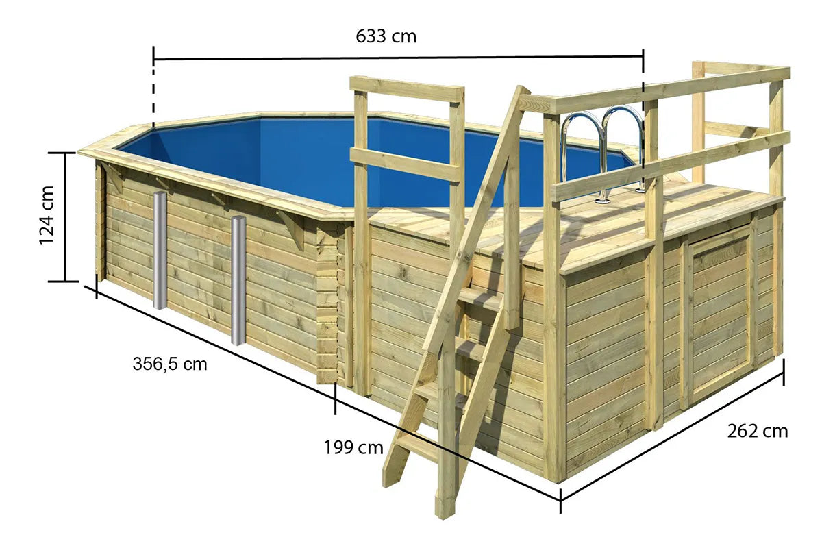 Karibu | Poolmodell 4 mit Filterpaket | Variante C
