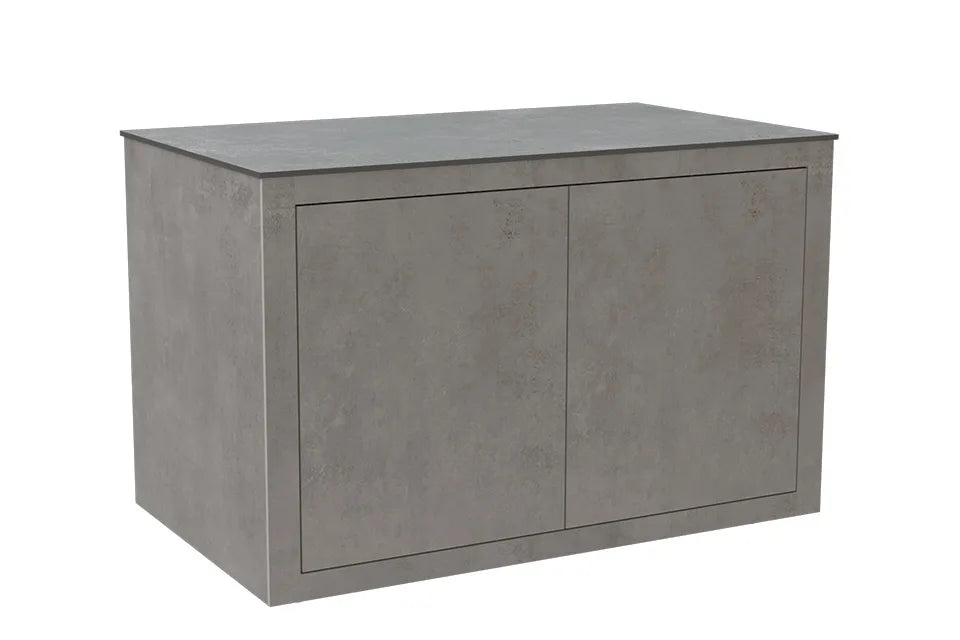Passion Grills | Kerafina Outdoor-Küchenschrank Niedrig 2-türig | 85 x 58 cm
