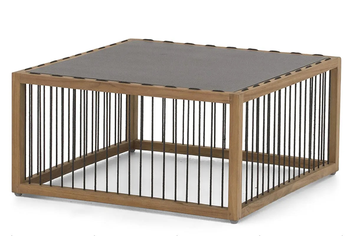 Apple Bee | La Croix Couchtisch 70 x 70 x 35 cm | Beton-Tischplatte