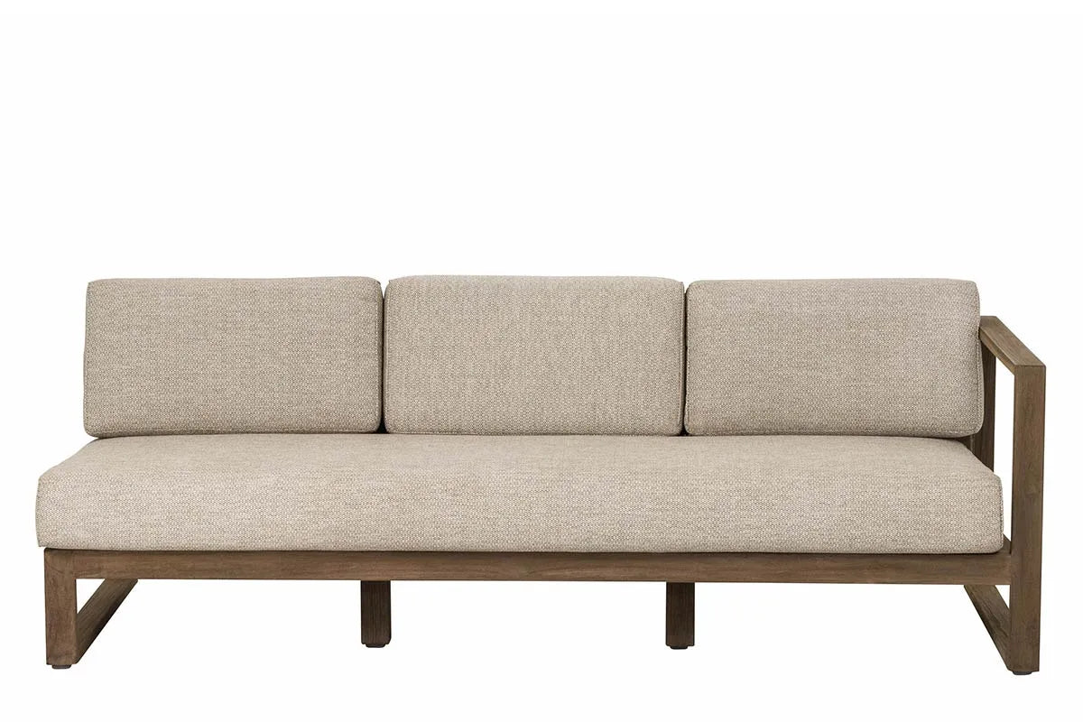 Apple Bee | Antigua Loungesofa 3-Sitzer rechts | Coastal Teak