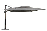 Hacienda Zweefparasol 300 x 400 cm, Charcoal - 4 Seasons Outdoor