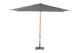 4 Seasons Outdoor | Azzurro Sonnenschirm 200 x 300 cm | Holzoptik-Anthrazit
