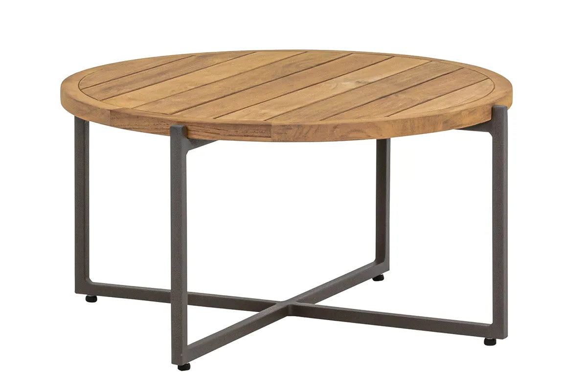 Apple Bee | Condor Couchtisch Ø74 x 38(h) cm | Taupe-Teak