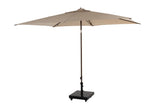 4 Seasons Outdoor | Azzurro Sonnenschirm 200 x 300 cm | Wenge-Gestell Strand