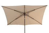4 Seasons Outdoor | Azzurro Sonnenschirm 200 x 300 cm | Wenge-Gestell Strand