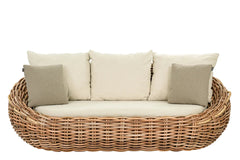 Apple Bee | Cocoon Loungebank | Mocca-Bouclé Creme