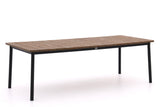Apple Bee | Milou Gartentisch 240 x 100 cm | Teak-Schwarz (Neu)
