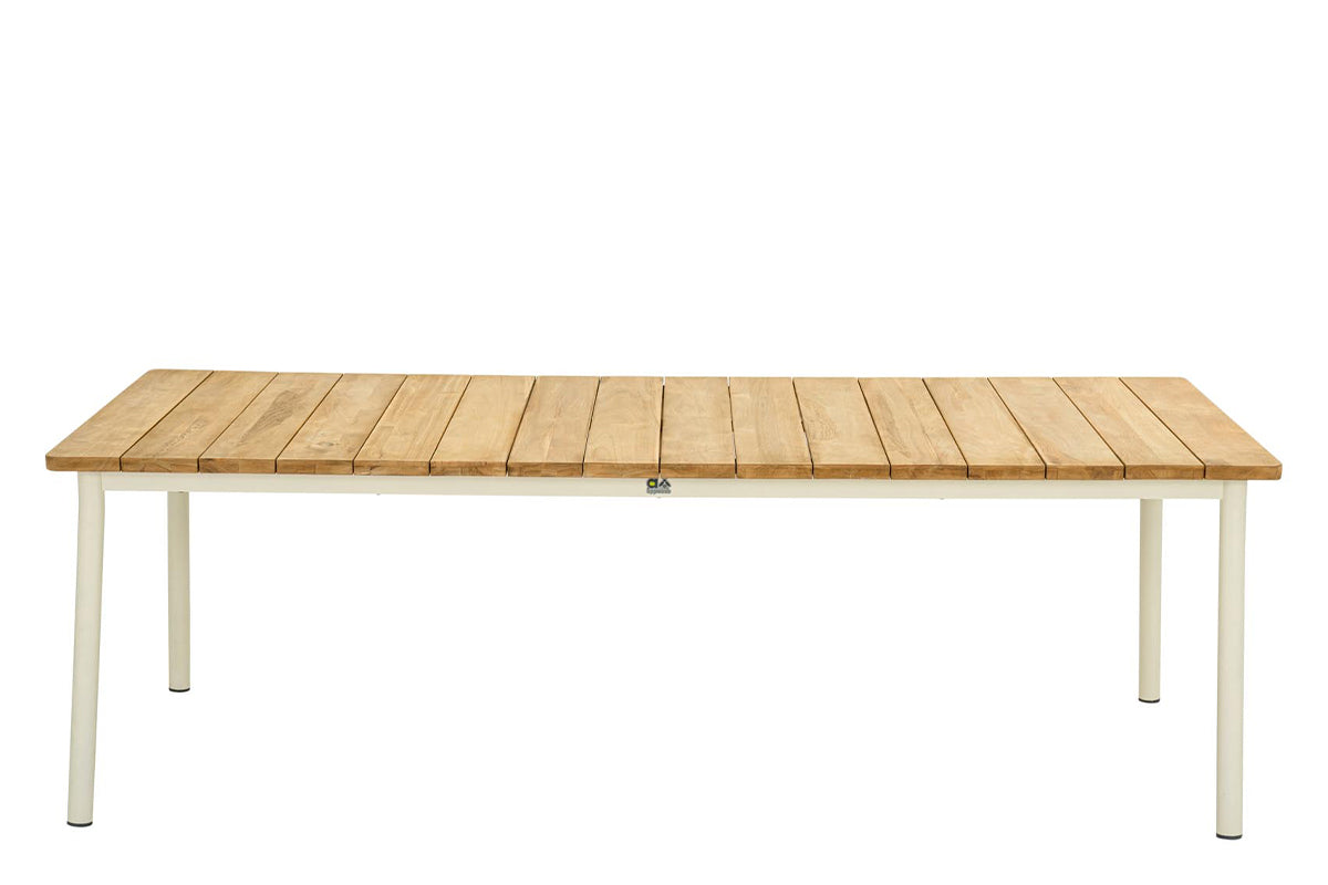 Apple Bee | Milou Gartentisch 240 x 100 cm | Oyster-Teak