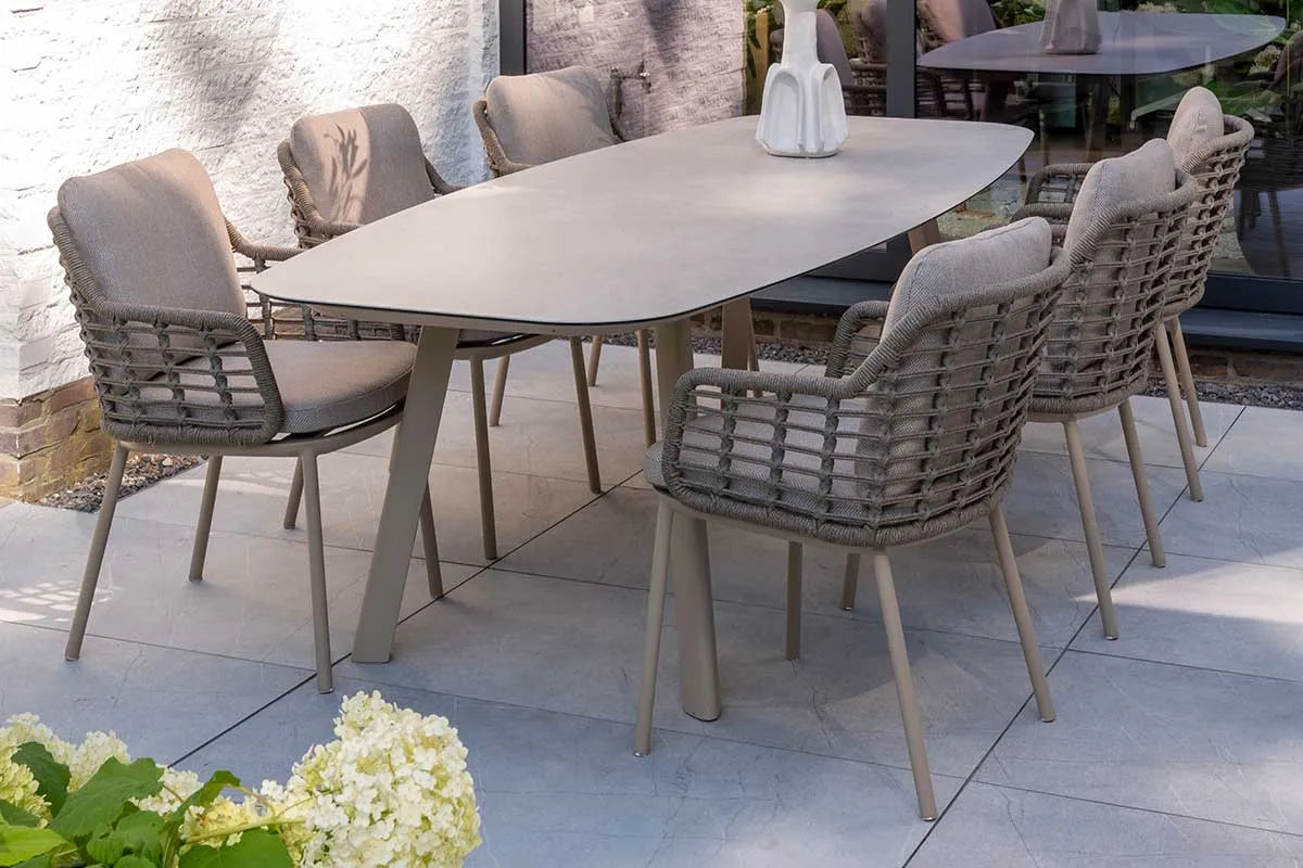 Taste by 4 Seasons | Puglia-Manolo Gartenmöbel-Set | Latte