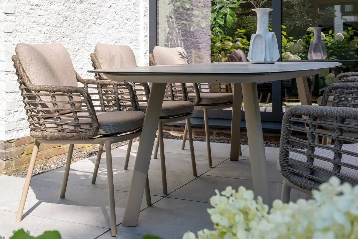 Taste by 4 Seasons | Puglia-Manolo Gartenmöbel-Set | Latte