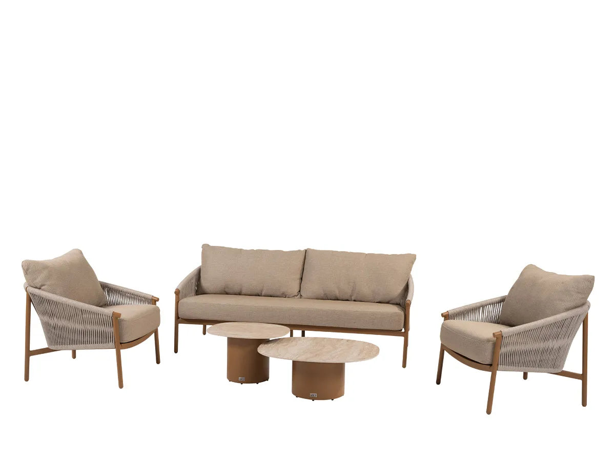 4 Seasons Outdoor | Milos Loungeset mit Couchtischen