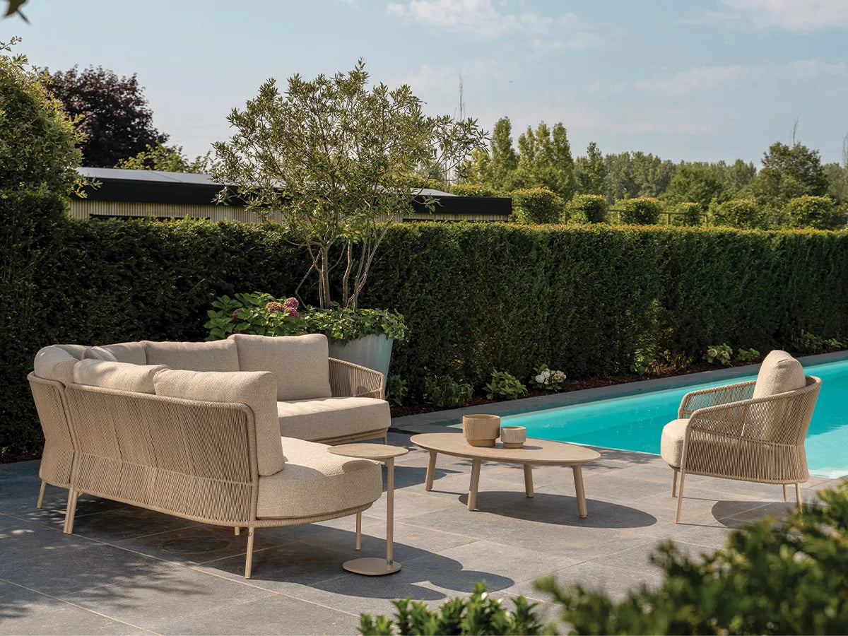 Taste by 4 Seasons | Florence Loungeset mit Couchtisch | Latte