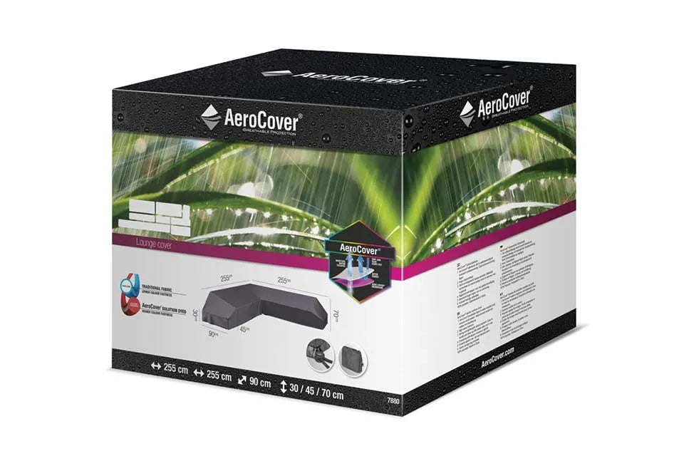 Platinum AeroCover | Loungeset-Schutzhülle 255 x 255 x 90 x 30-45-70(h) | L-Plattform