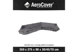 Platinum AeroCover | Loungeset-Abdeckung 350 x 275 x 90 x 30-45-70(h) | L-Plattform rechts