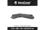 Platinum AeroCover | Loungemöbel Abdeckung 375 x 300 x 90 x 30-45-70(h) | L-Plattform Links