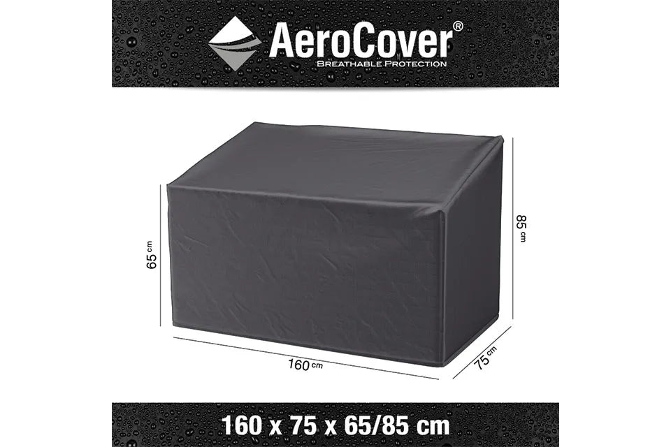 Platinum AeroCover | Gartenbankabdeckung 160 x 75 x 65-85 cm
