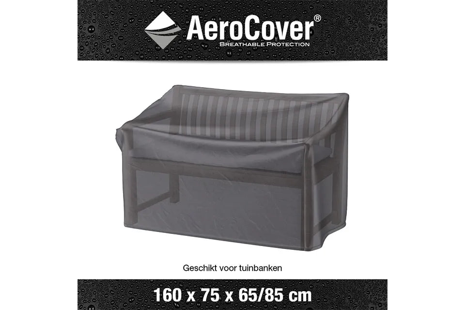 Platinum AeroCover | Gartenbankabdeckung 160 x 75 x 65-85 cm