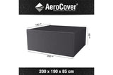 Platinum AeroCover | Gartentischschutzhülle 200 x 190 x 85(h) cm