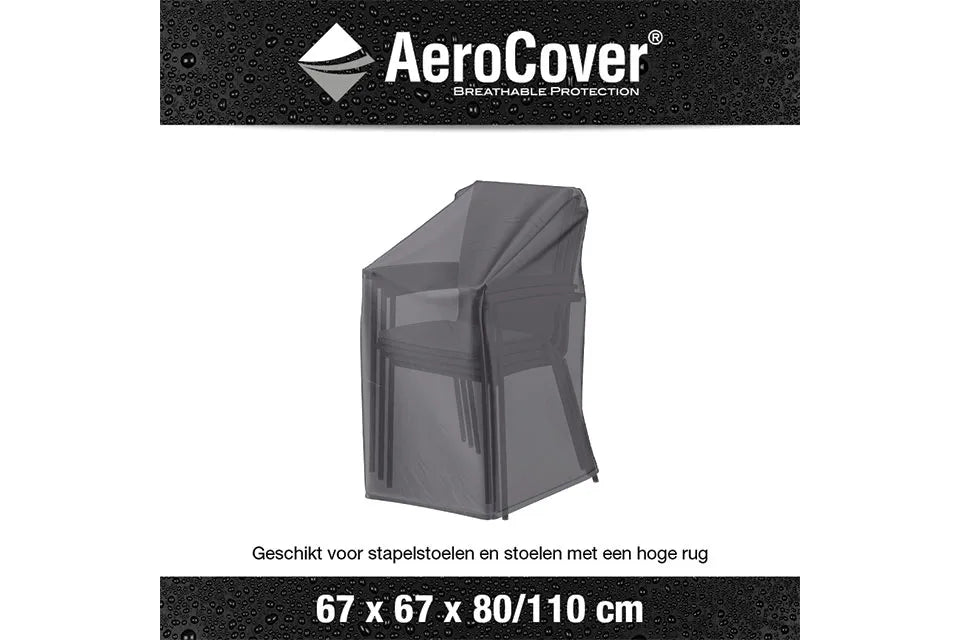 Platinum AeroCover | Stapelsessel-Schutzhülle 67 x 67 x 80-110(h) cm