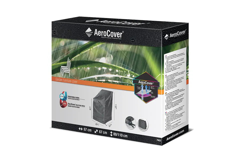 Platinum AeroCover | Stapelsessel-Schutzhülle 67 x 67 x 80-110(h) cm