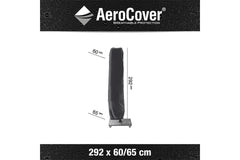 Platinum AeroCover | Ampelschirm-Schutzhülle 292(h) x 60-65 cm