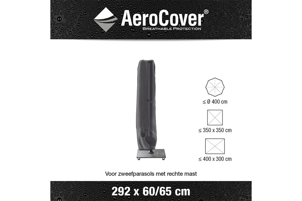 Platinum AeroCover | Ampelschirm-Schutzhülle 292(h) x 60-65 cm