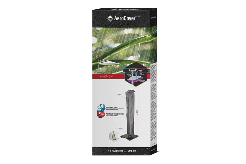 Platinum AeroCover | Ampelschirm-Schutzhülle 292(h) x 60-65 cm