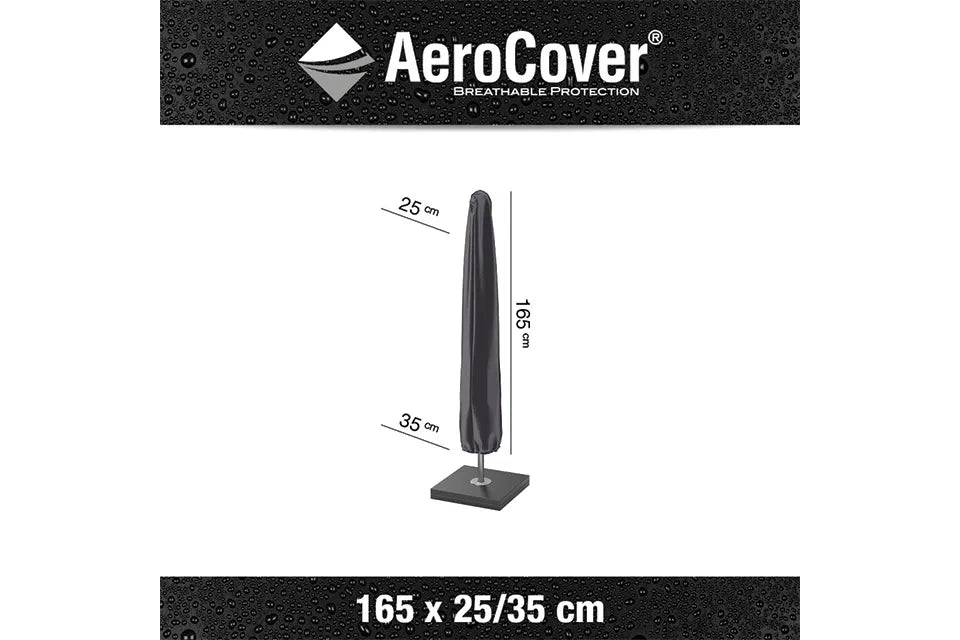 Platinum AeroCover | Schutzhülle für Sonnenschirme 165(h) x 25-35 cm