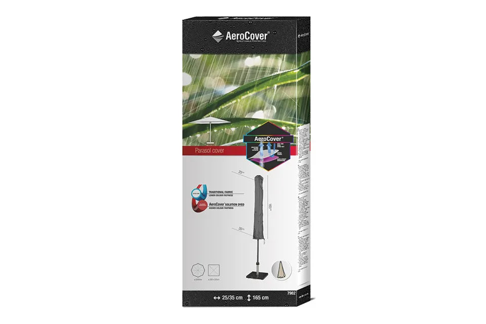 Platinum AeroCover | Schutzhülle für Sonnenschirme 165(h) x 25-35 cm