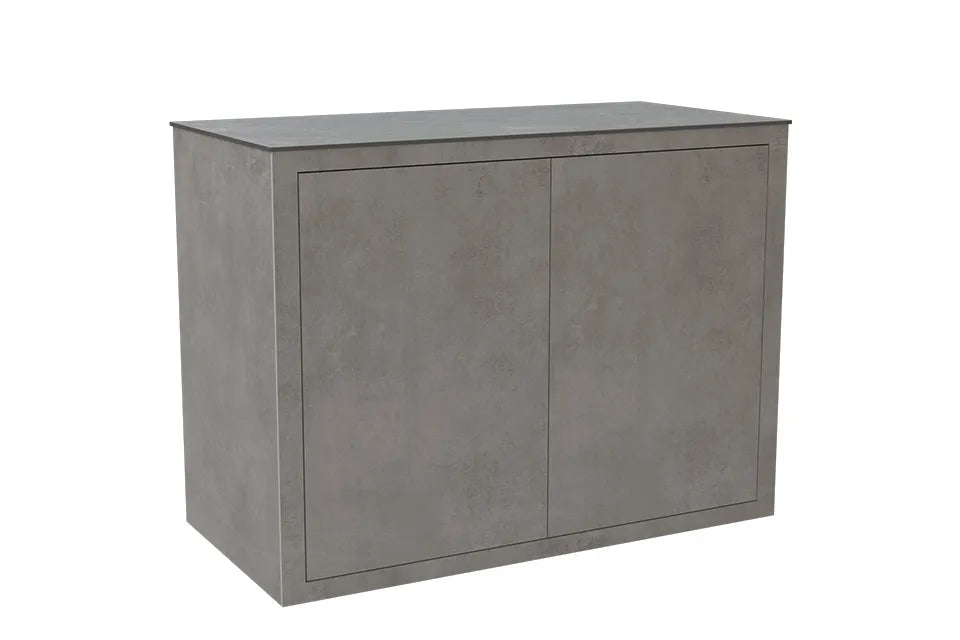 Passion Grills | Kerafina Outdoor-Küchenschrank Niedrig 2-türig | 85 x 58 cm