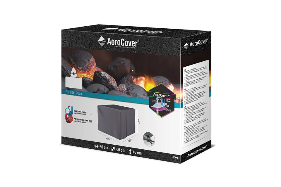 Platinum AeroCover | Feuertisch Abdeckhaube 60 x 60 x 45(h) cm