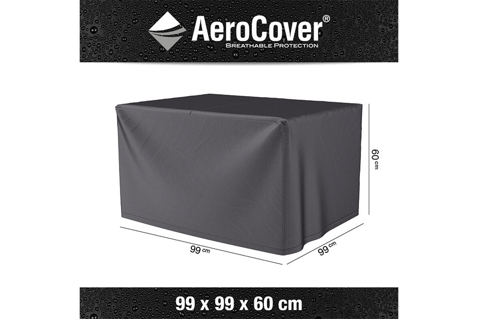 Platinum AeroCover | Feuertisch Abdeckhaube 99 x 99 x 60(h) cm