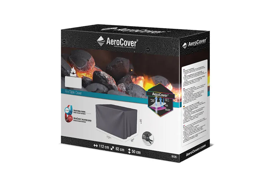 Platinum AeroCover | Feuertisch Abdeckhaube 112 x 82 x 50(h) cm