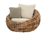 Apple Bee | Cocoon Lounge Chair | Mokka-Bouclé Cream