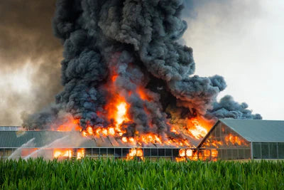 Brand während des Ausbaus