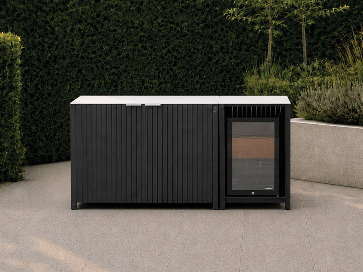 Passion Grills | Milano Außenküchen-Konfiguration 01 | Albastro Cream