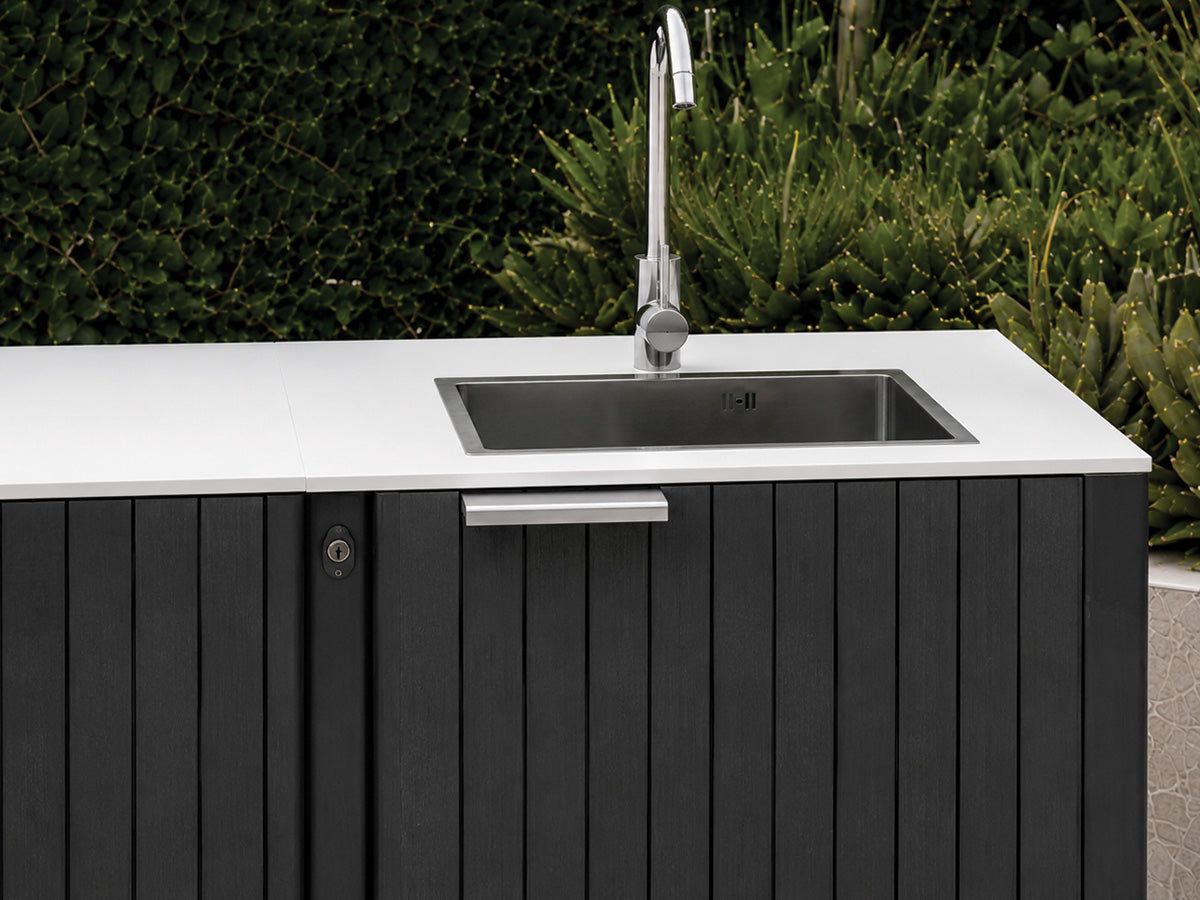 Passion Grills | Milano Außenküchen-Konfiguration 01 | Albastro Cream